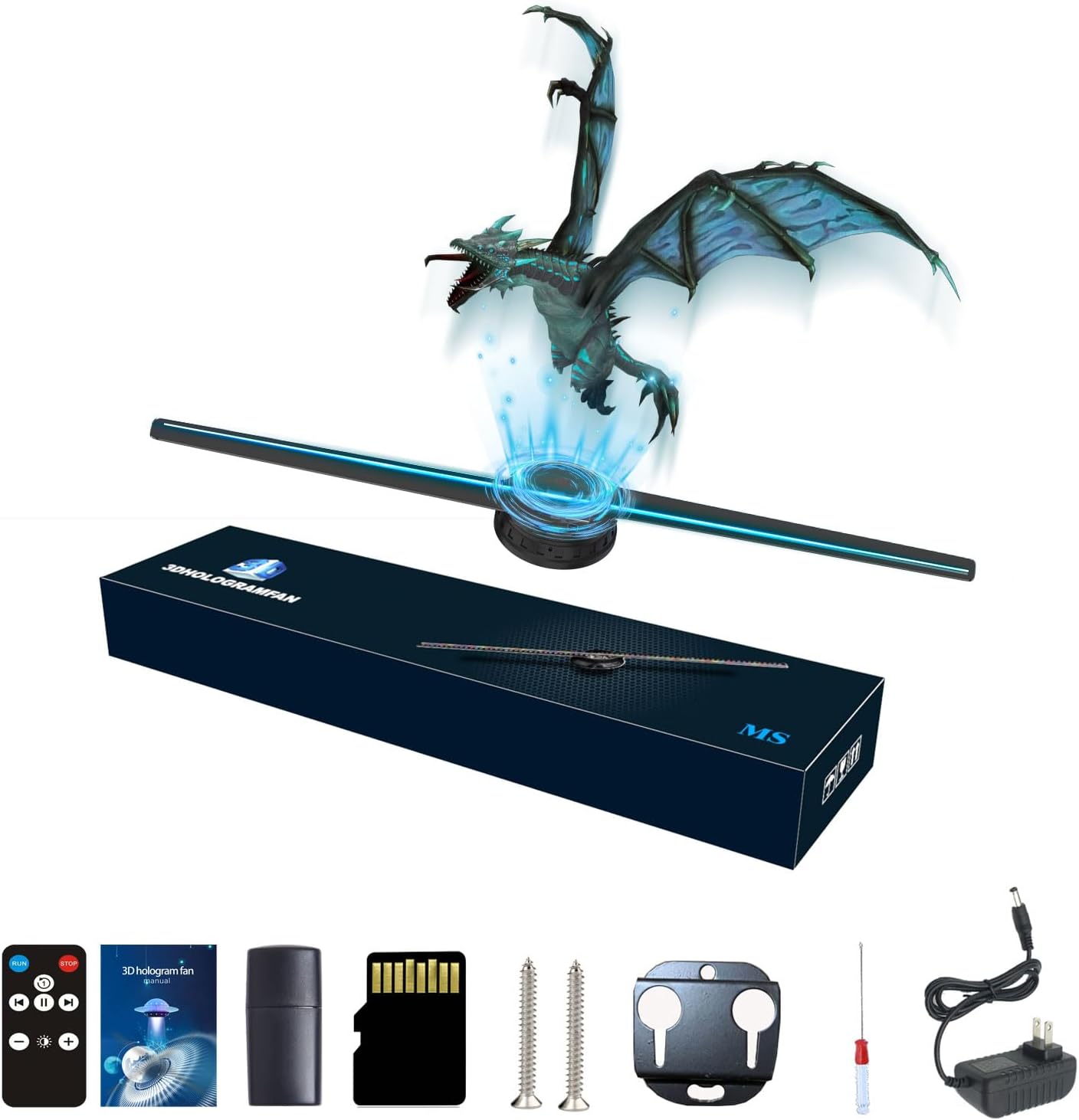Hologramm Projektor 42CM 3D (HD LED 2000*1444PX) Resolution Hologramm Projektor